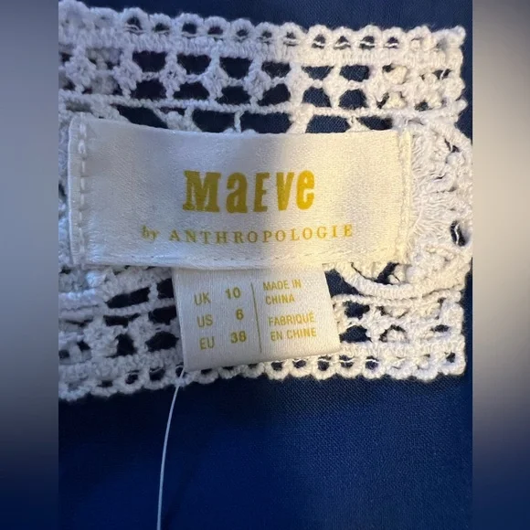 NWT Maeve |Anthropologie| Botanical belted Floral belted dress size 6 - Picture 11 of 15